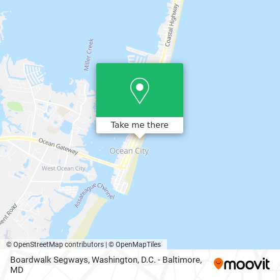 Mapa de Boardwalk Segways