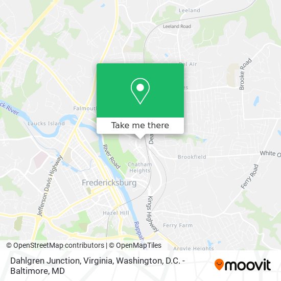Mapa de Dahlgren Junction, Virginia