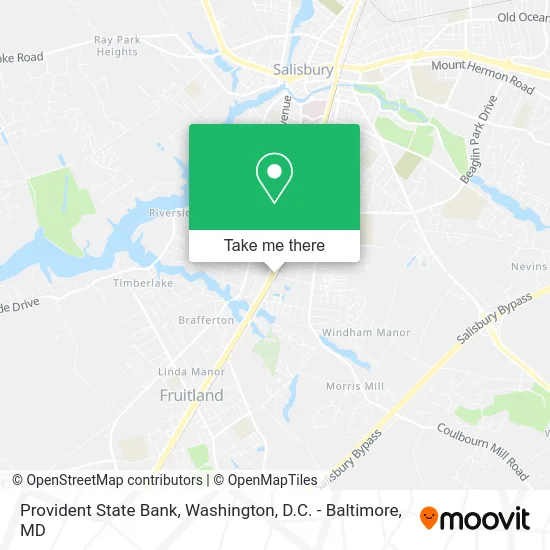 Provident State Bank map