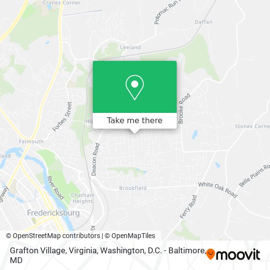 Mapa de Grafton Village, Virginia