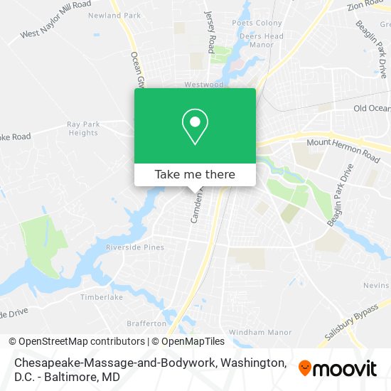 Chesapeake-Massage-and-Bodywork map