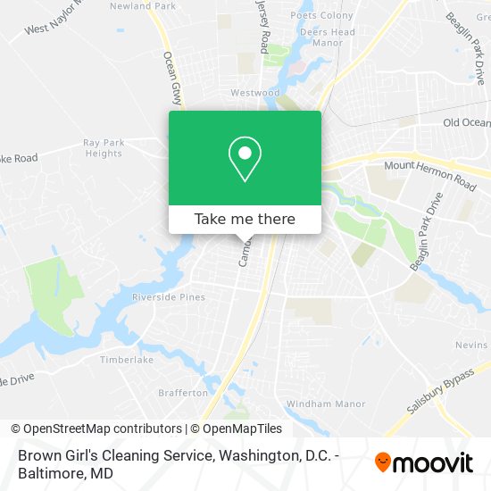 Mapa de Brown Girl's Cleaning Service