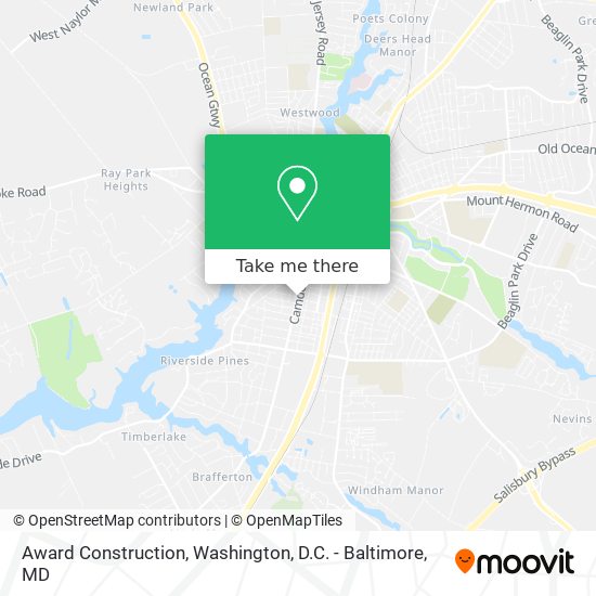 Award Construction map