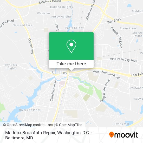 Maddox Bros Auto Repair map