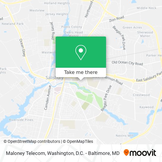 Maloney Telecom map