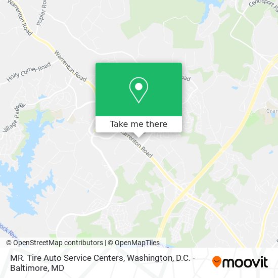 Mapa de MR. Tire Auto Service Centers