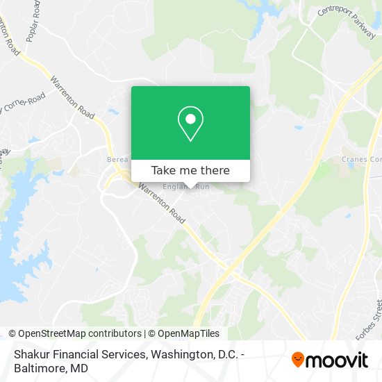 Shakur Financial Services map