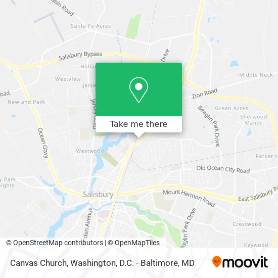 Canvas Church map
