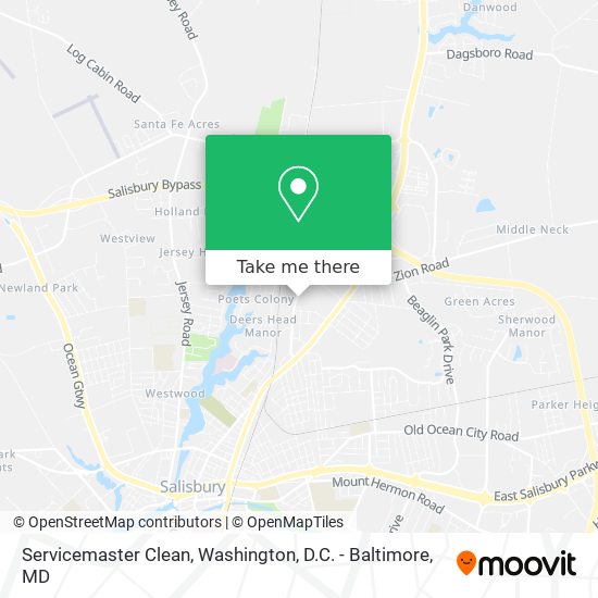 Servicemaster Clean map