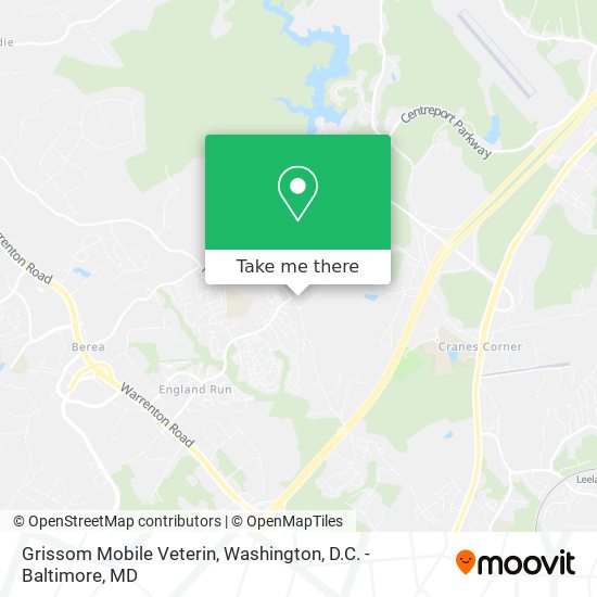 Grissom Mobile Veterin map