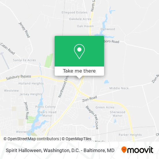 Spirit Halloween map