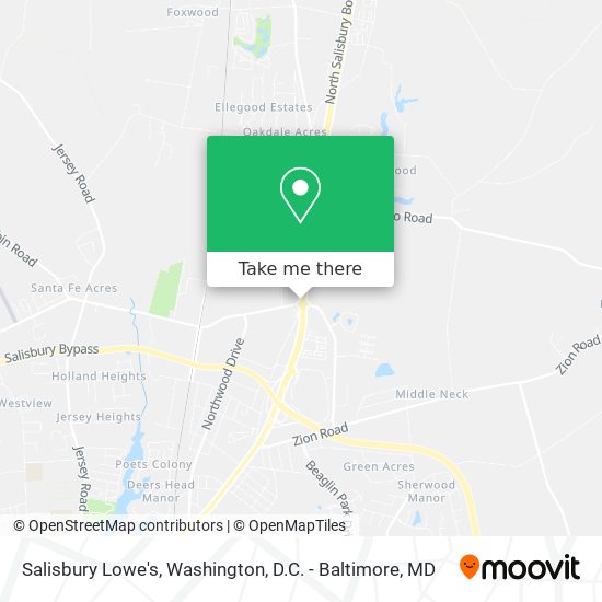 Mapa de Salisbury Lowe's