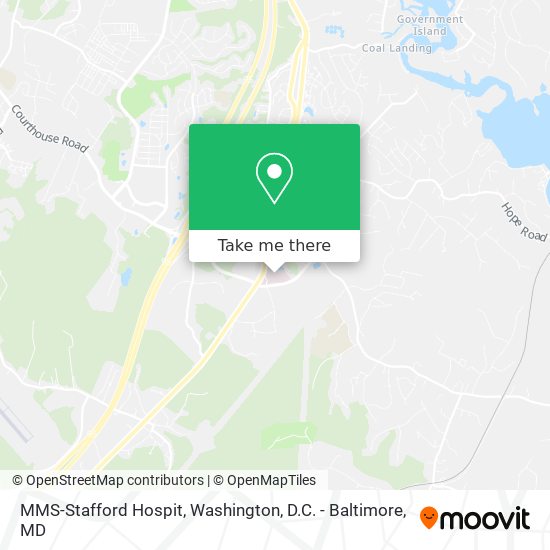 MMS-Stafford Hospit map