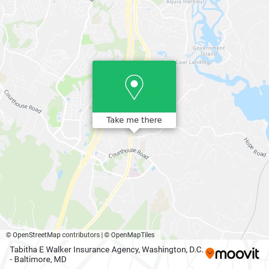 Mapa de Tabitha E Walker Insurance Agency
