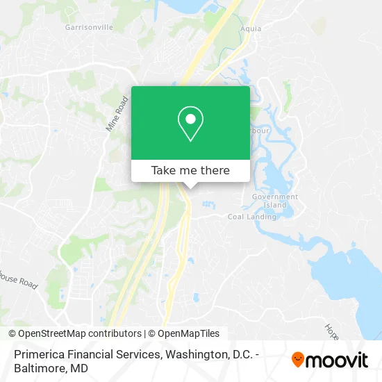 Primerica Financial Services map