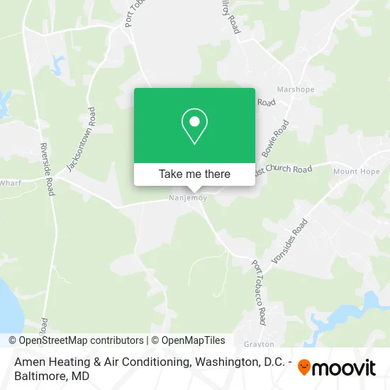 Amen Heating & Air Conditioning map