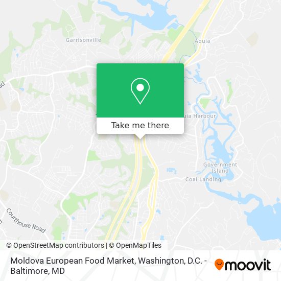 Moldova European Food Market map