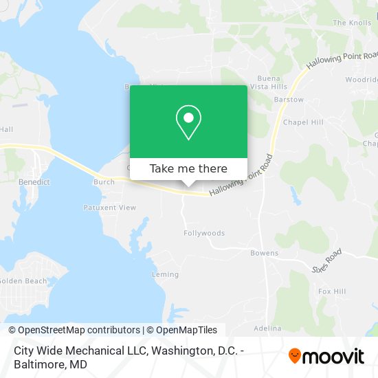 Mapa de City Wide Mechanical LLC