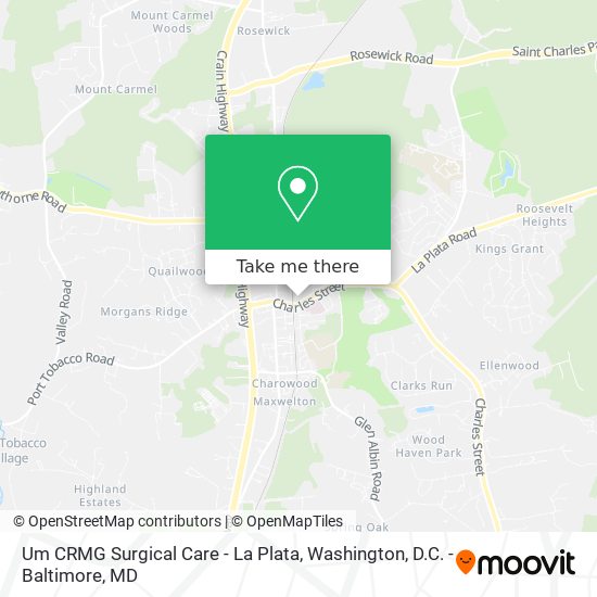 Um CRMG Surgical Care - La Plata map