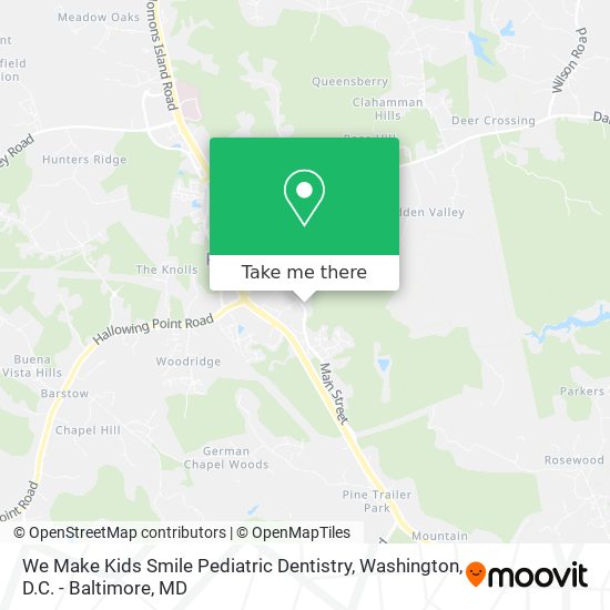 We Make Kids Smile Pediatric Dentistry map