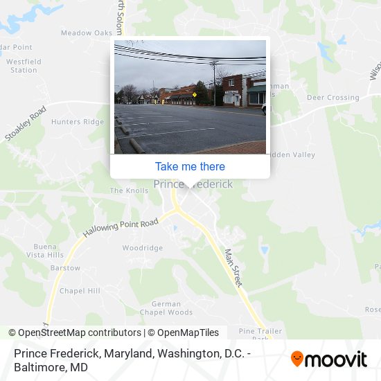 Prince Frederick, Maryland map