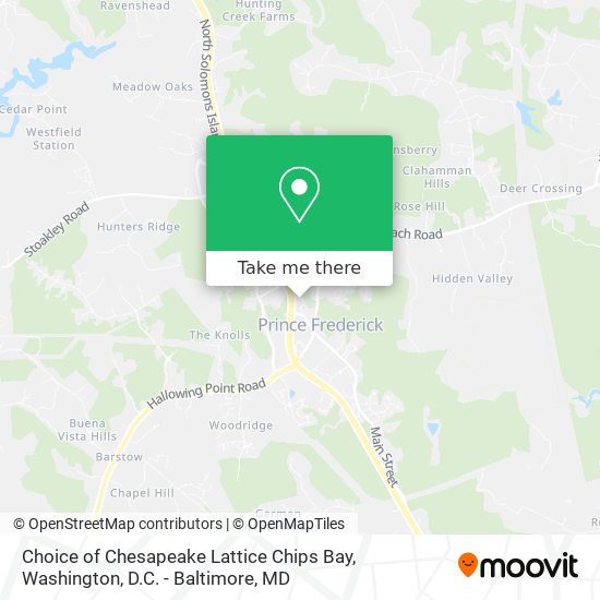 Choice of Chesapeake Lattice Chips Bay map