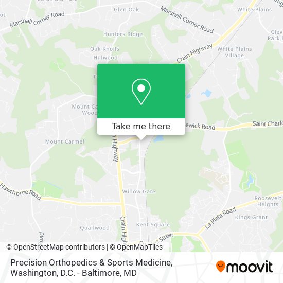 Precision Orthopedics & Sports Medicine map