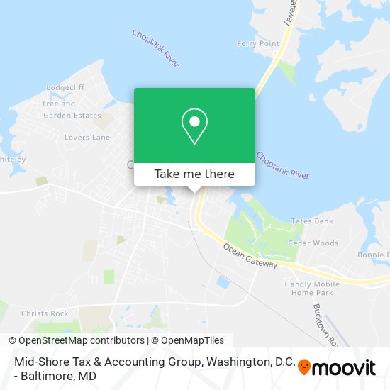 Mid-Shore Tax & Accounting Group map