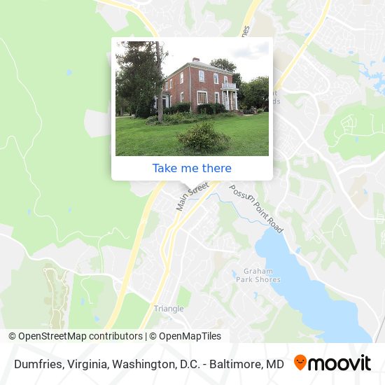 Mapa de Dumfries, Virginia