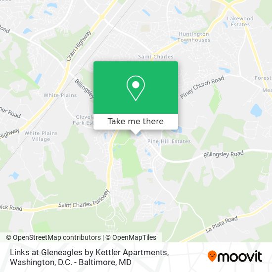 Mapa de Links at Gleneagles by Kettler Apartments