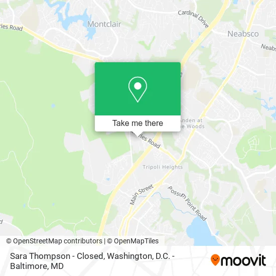 Sara Thompson - Closed map