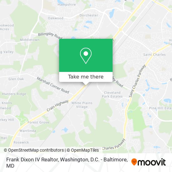 Frank Dixon IV Realtor map