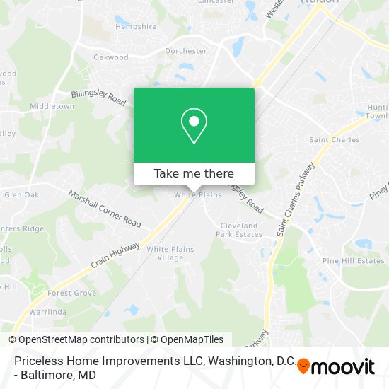 Mapa de Priceless Home Improvements LLC