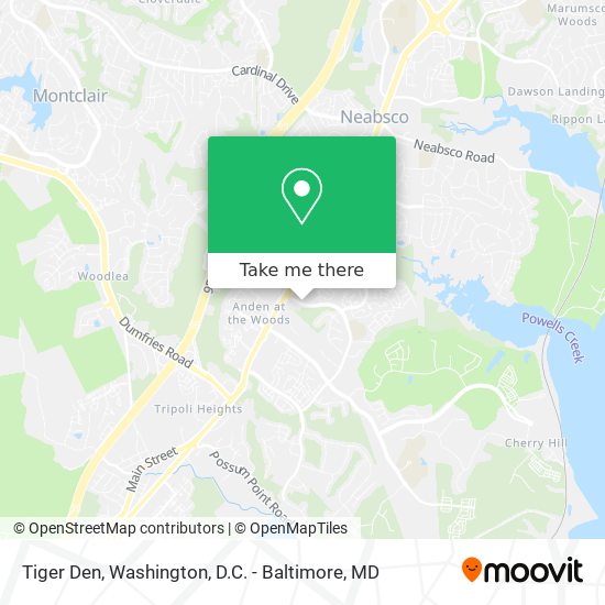 Tiger Den map