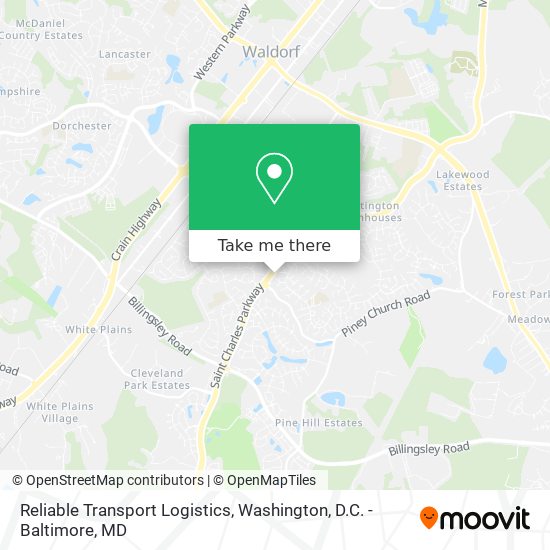 Reliable Transport Logistics map