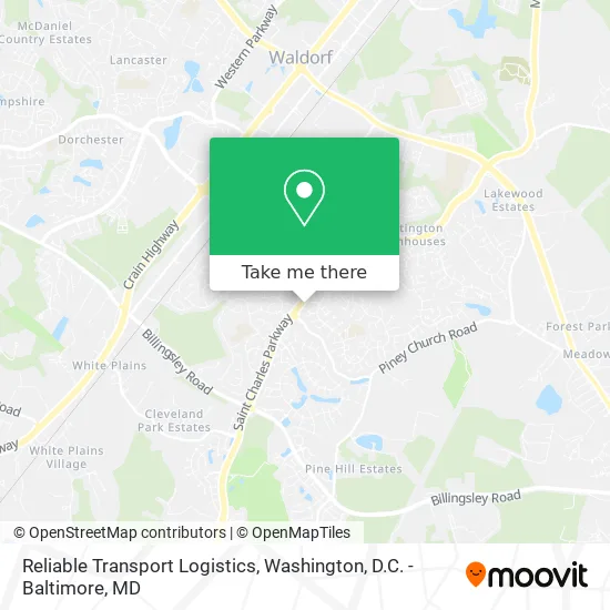 Reliable Transport Logistics map