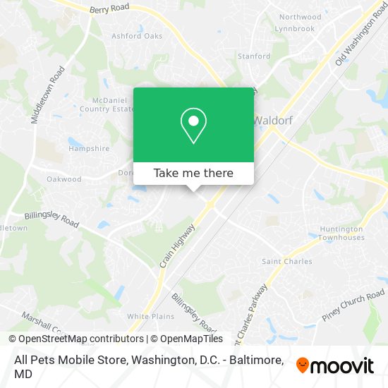 All Pets Mobile Store map