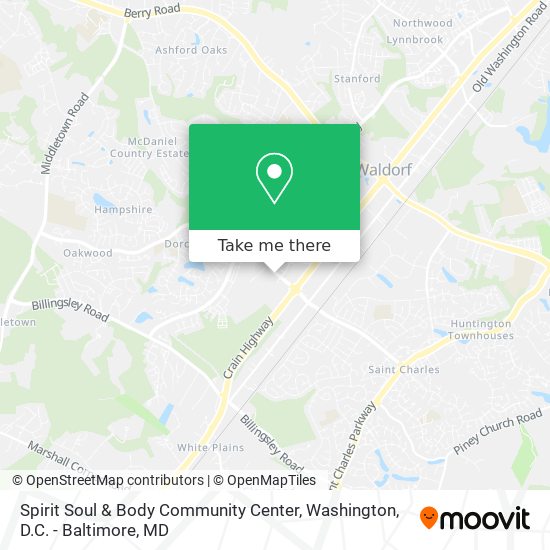 Spirit Soul & Body Community Center map