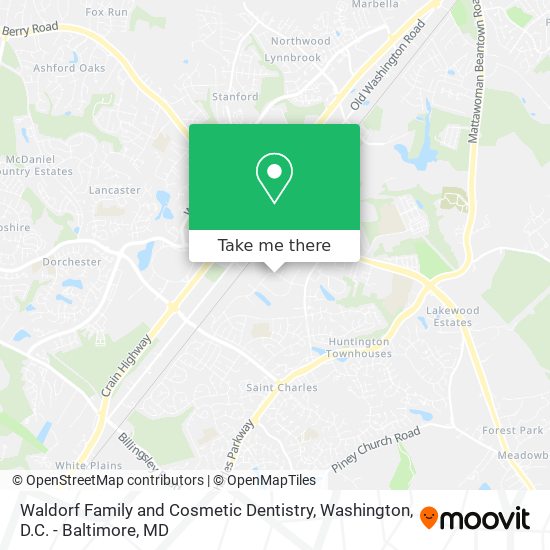 Waldorf Family and Cosmetic Dentistry map