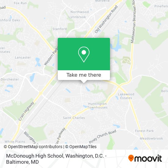 Mapa de McDonough High School