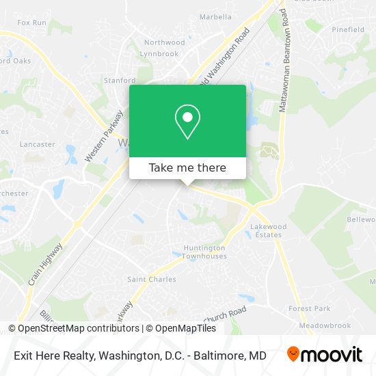 Exit Here Realty map