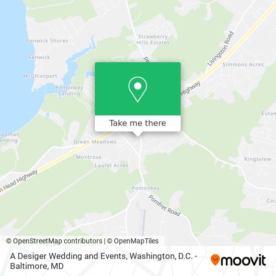 A Desiger Wedding and Events map