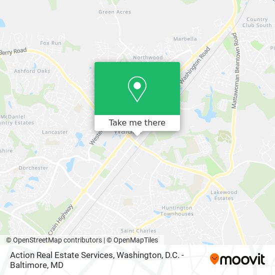 Mapa de Action Real Estate Services