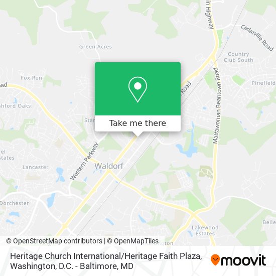 Mapa de Heritage Church International / Heritage Faith Plaza