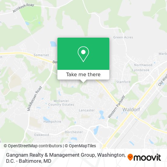 Gangnam Realty & Management Group map