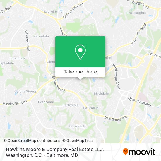 Hawkins Moore & Company Real Estate LLC map