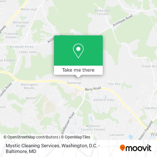 Mystic Cleaning Services map