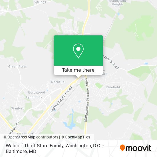 Waldorf Thrift Store Family map