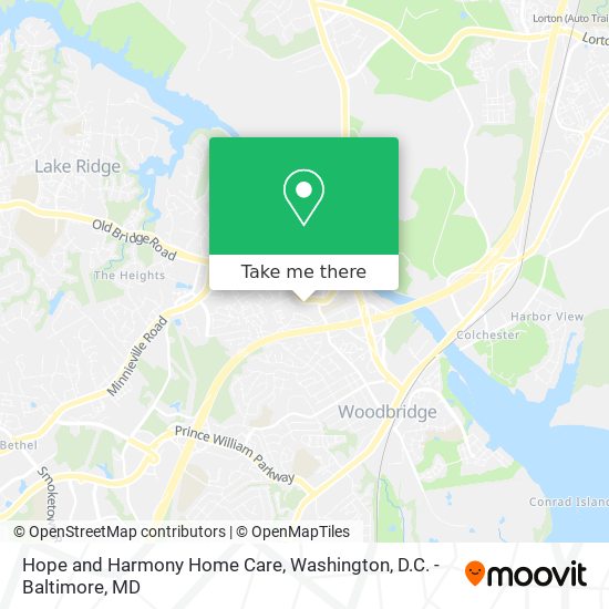 Mapa de Hope and Harmony Home Care