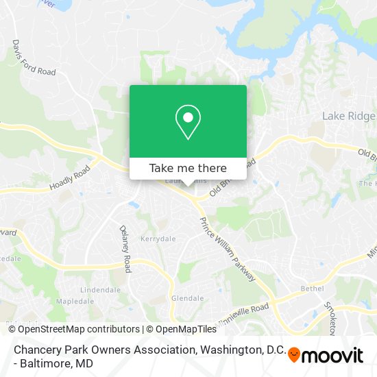 Chancery Park Owners Association map